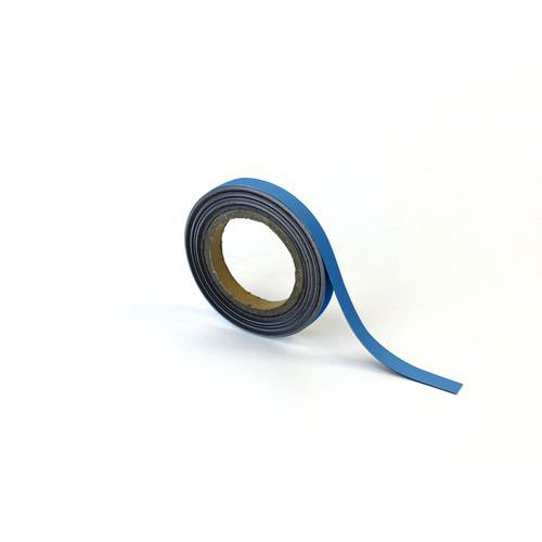 Magnetická páska na regály Manutan Expert, 10 m, modrá, šířka 15 mm