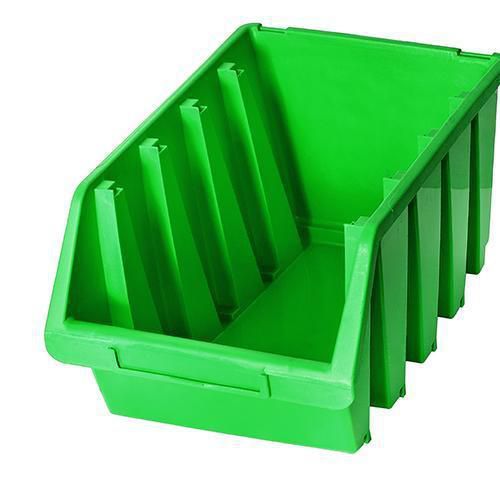 Plastový box Ergobox 4, 15,5 x 34 x 20,4 cm, zelený