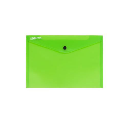 Plastové spisové desky Quick na cvok, 10 ks, zelené