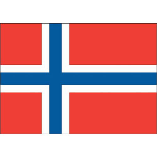 Státní vlajka, se záložkou, 90 x 60 cm, Norsko