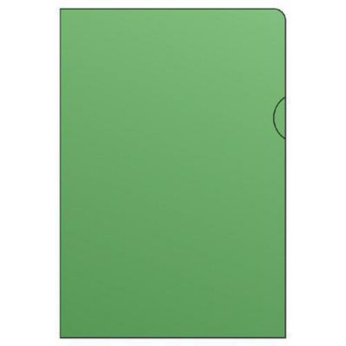 Barevné zakládací obaly L, hladké, 100 ks, zelené