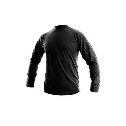 Pánské tričko s dlouhým rukávem CXS, černé, vel. S