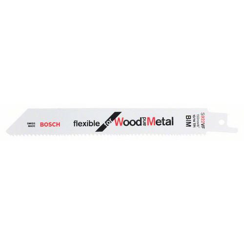 Bosch - Pilový plátek do pily ocasky S 922 VF Flexible for Wood and Metal, 25ks