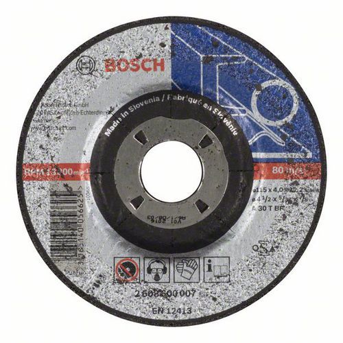 Bosch - Hrubovací kotouč profilovaný Expert for Metal A 30 T BF, 115 mm, 4,0 mm, 10 BAL