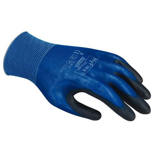 Nylonové rukavice Ansell HyFlex® 11-618 polomáčené v polyuretanu, vel. 10