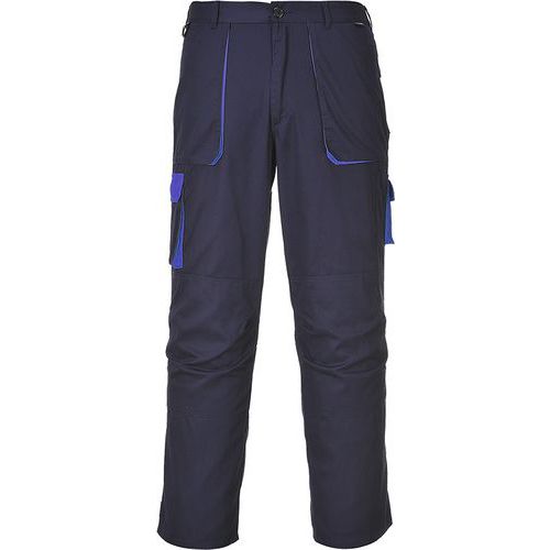 Kalhoty Portwest Texo Contrast, modrá, prodloužené, vel. M
