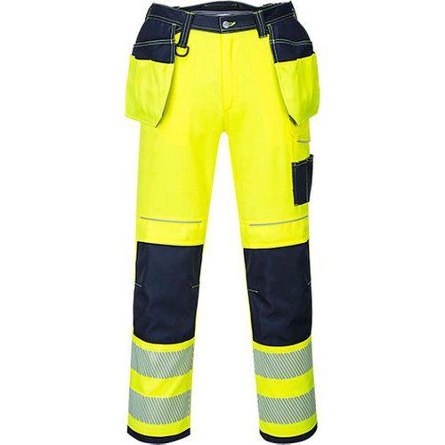 Reflexní kalhoty PW3 Holster Hi-Vis, modré/žluté, vel. 44