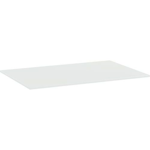 Univerzální deska ke kancelářským stolům, 120 x 80 x 2,5 cm, ABS 2 mm, světle šedá